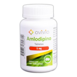 Amlodipino tab c/100 5 mg