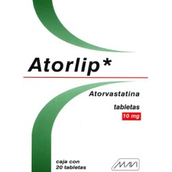 Atorlip c/20 tabs. 10 mg.