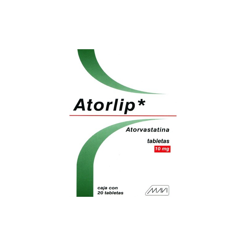 Atorlip c/20 tabs. 10 mg.