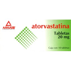 Atorvastatina c/10 tabs. 20 mg.