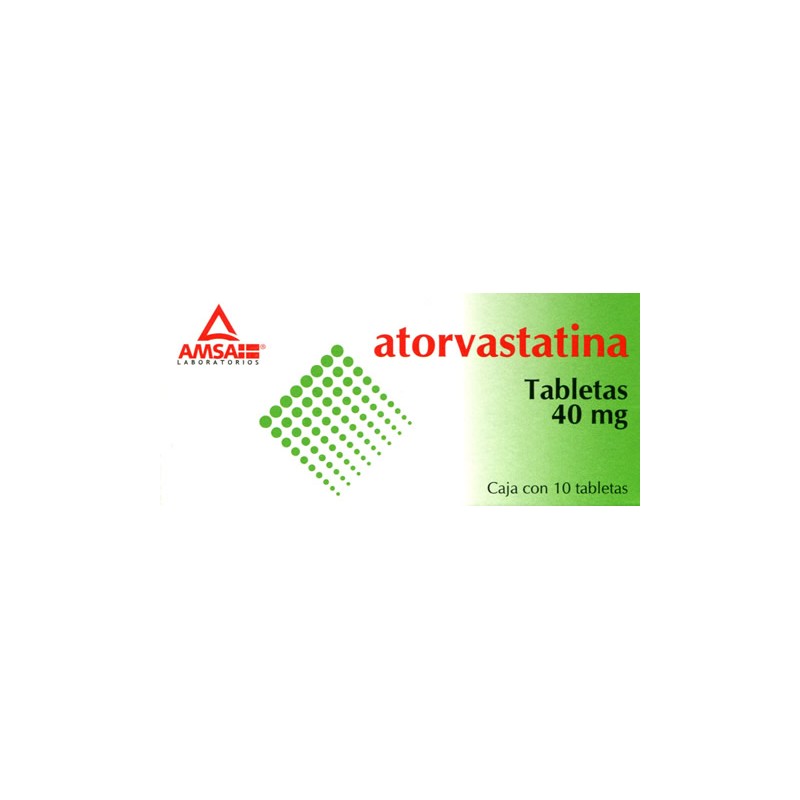 Atorvastatina c/10 tabs. 40 mg.