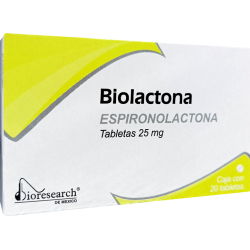 Biolactona c/20 tabs. 25 mg.