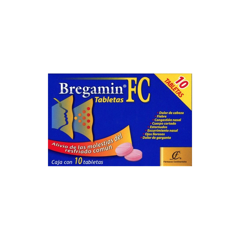 Bregamin fc c/10 tabs.