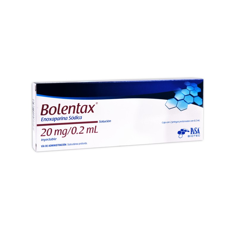 Bolentax sol. iny. c/2 jgas. prellenadas 20 mg/0.2 ml.