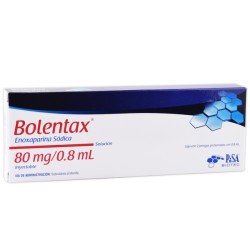 Bolentax sol. iny. c/2 jgas. prellenadas 80 mg/0.8 ml.