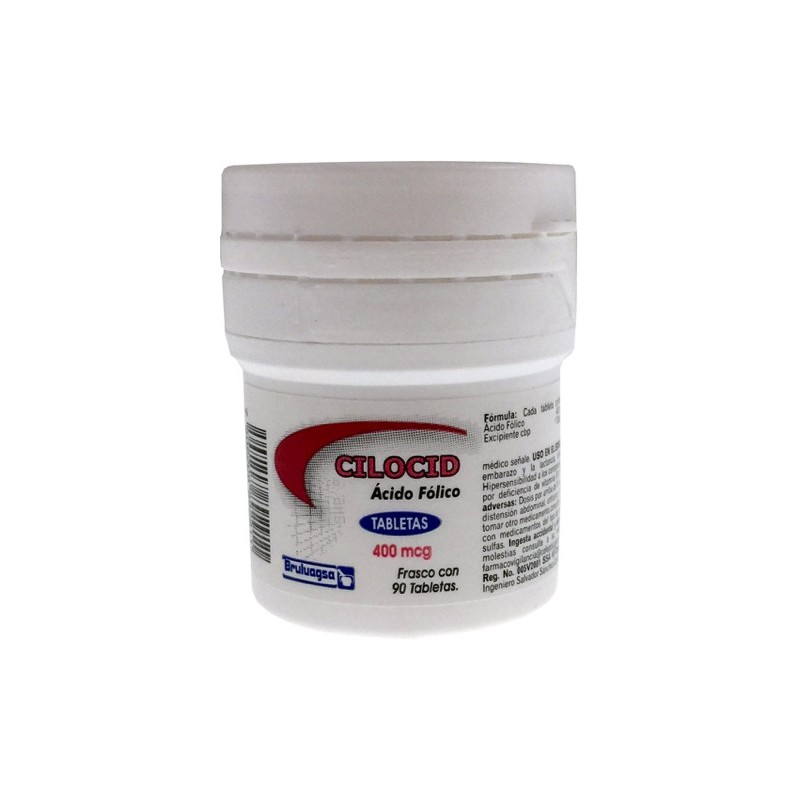 Cilocid c/90 tabs. 400 mcg.