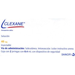 Clexane sol. iny. 40 mg. c/2 amp.