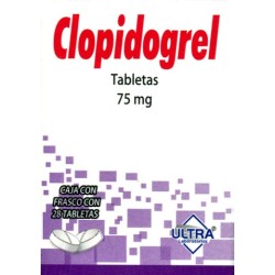 Clopidogrel c/28 tabs. 75 mg.