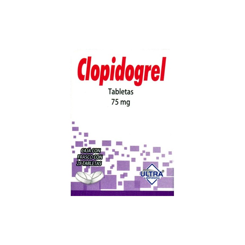 Clopidogrel c/28 tabs. 75 mg.