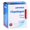 Clopidogrel tab 75mg c/28 tabletas