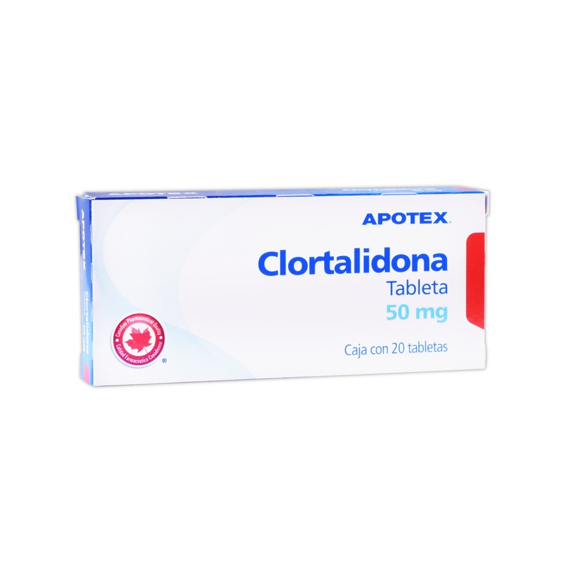 Clortalidona 5mg c/20 tabletas