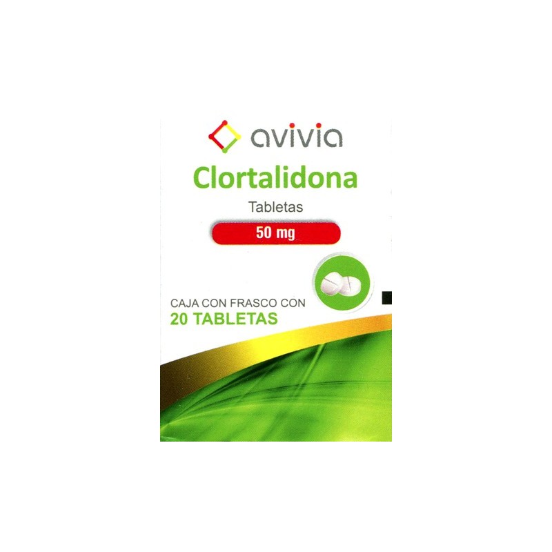 Clortalidona c/20 tabs. 50 mg.