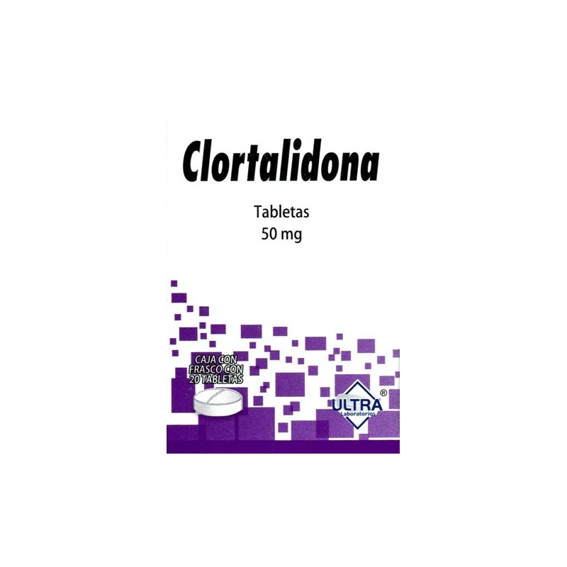 Clortalidona c/20 tabs. 50 mg.