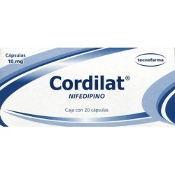 Cordilat c/20 caps. 10 mg.