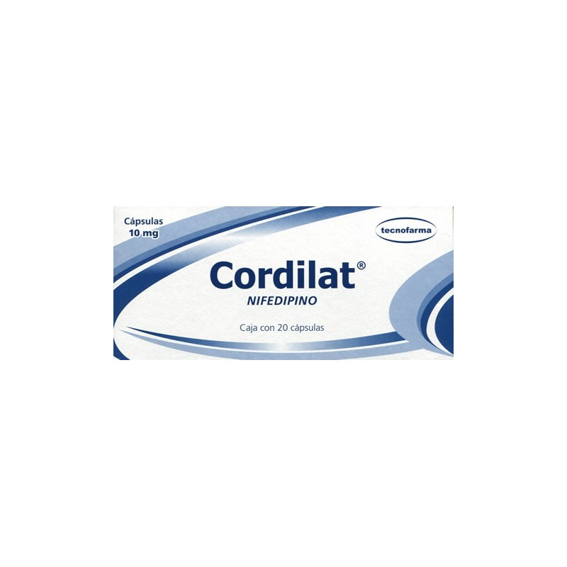 Cordilat c/20 caps. 10 mg.