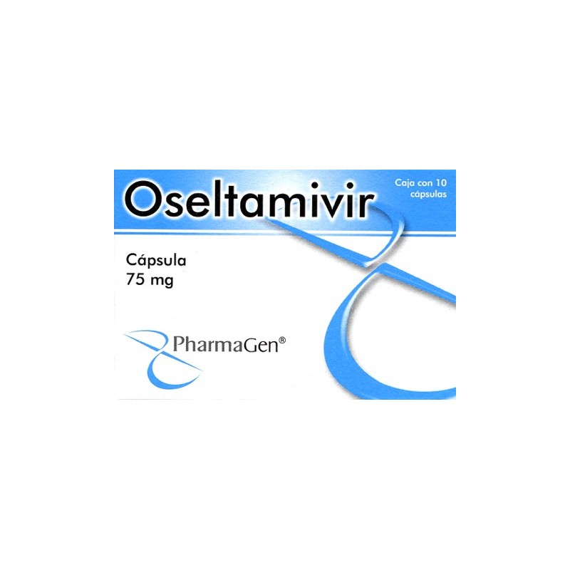 Oseltamivir c/10 caps. 75 mg.