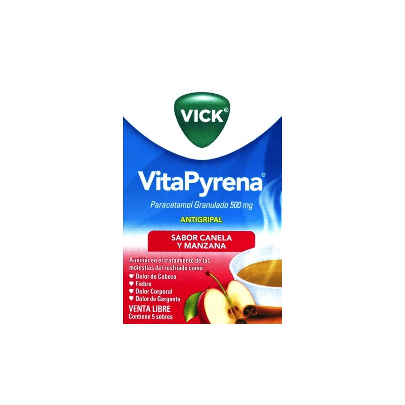Vitapyrena manzana/canela c/5 sobres