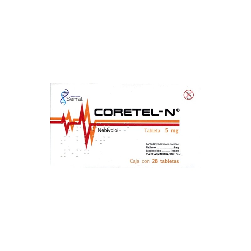 Coretel-n c/28 tabs. 5 mg.