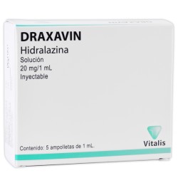 Draxavin sol. iny. c/5 amptas. 20 mg/1 ml.