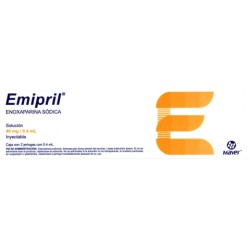 Emipril sol. iny. 40mg c/2 jga. prellenadas