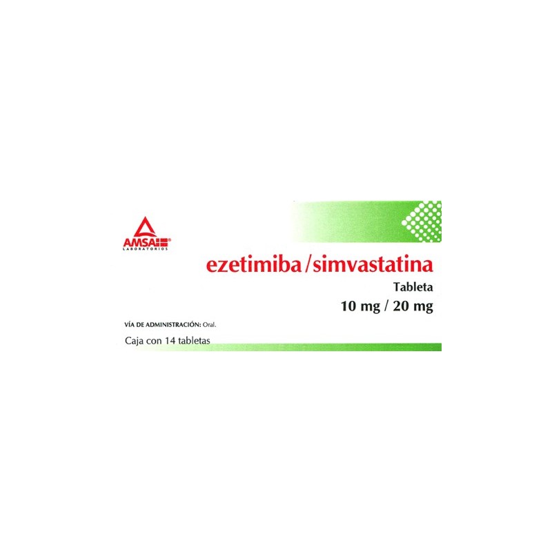Ezetimiba/simvastatina c/14 tabs. 10mg/20mg