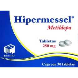 Hipermessel c/30 tabs. 250 mg.
