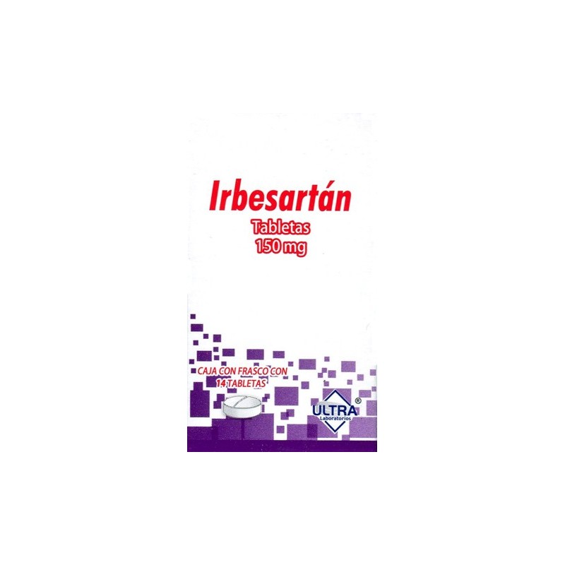Irbesartan c/14 tabs. 150 mg.