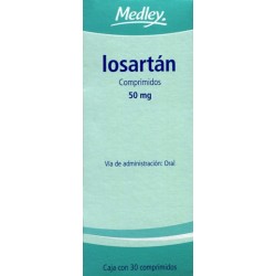 Losartan c/30 comps. 50 mg.