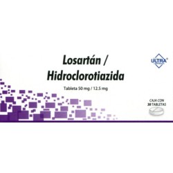 Losartan/hidrocloro. c/30 tabs. 50/12.5mg.