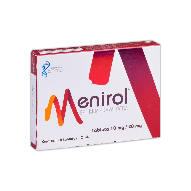 Menirol c/14 tabs. 10/20 mg.