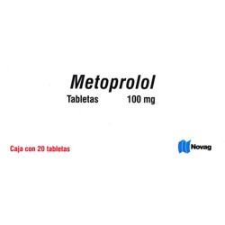 Metoprolol c/20 tabs. 100 mg.