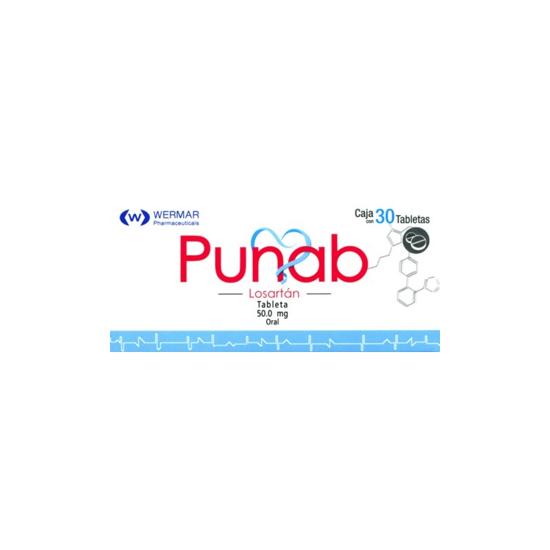 Punab c/30 tabs. 50 mg.