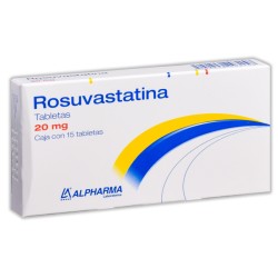 Rosuvastatina  c/15 tabs. 20 mg.