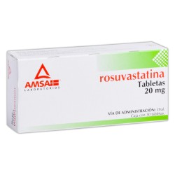 Rosuvastatina c/30 tabs. 20 mg.
