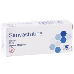 Simvastatina c/30 tabs. 10 mg.