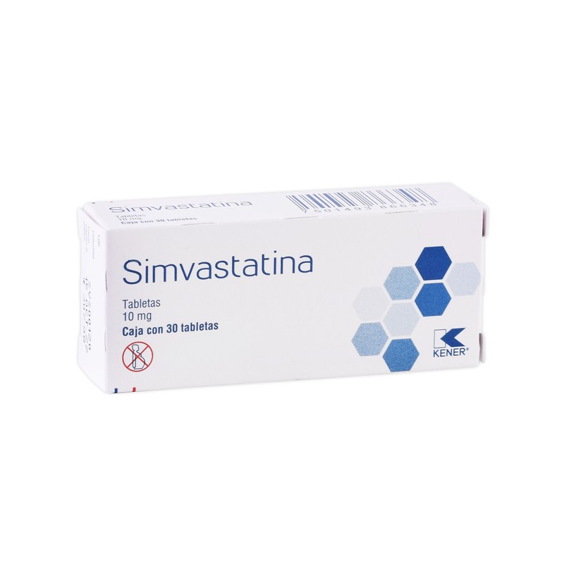 Simvastatina c/30 tabs. 10 mg.