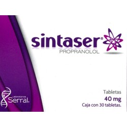 Sintaser c/30 tabletas 40 mg.