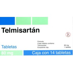 Telmisartan c/14 tabs. 80 mg.
