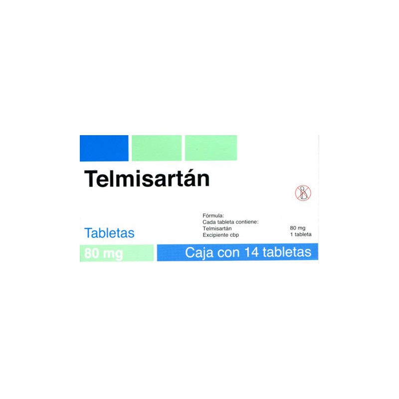 Telmisartan c/14 tabs. 80 mg.
