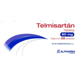 Telmisartan c/28 tabs. 80 mg.