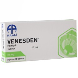 Venesden tabletas 2.5 mg. c/16