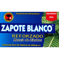 Zapote blanco-ref.  c/60 tabs.