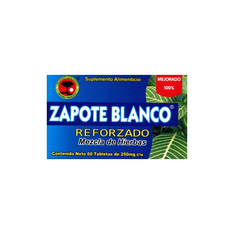 Zapote blanco-ref.  c/60 tabs.