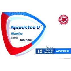 Aponistan-v c/12 tabs. vaginales