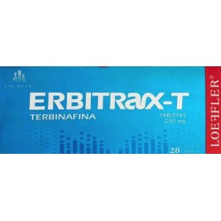 Erbitrax-t c/28 tabs. 250 mg.