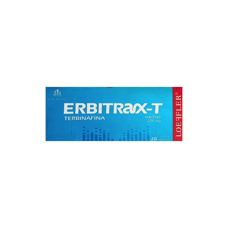 Erbitrax-t c/28 tabs. 250 mg.