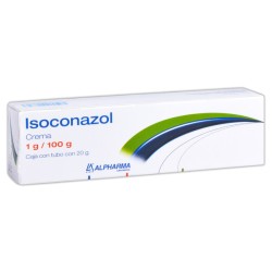 Isoconazol  crema tubo c/20 g. 1 g.