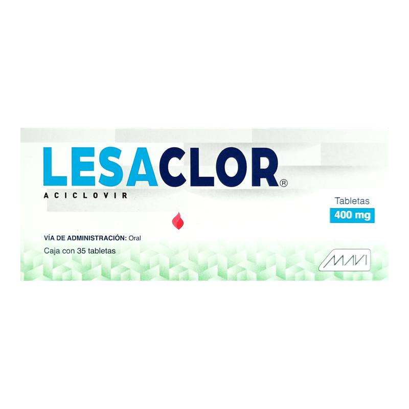 Lesaclor (maclov) c/35 tabs. 400 mg.