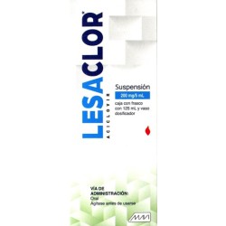 Lesaclor susp. 125 ml.