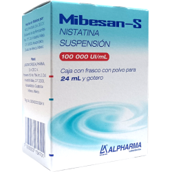 Nistatina susp. gotas 24 ml. mibesan